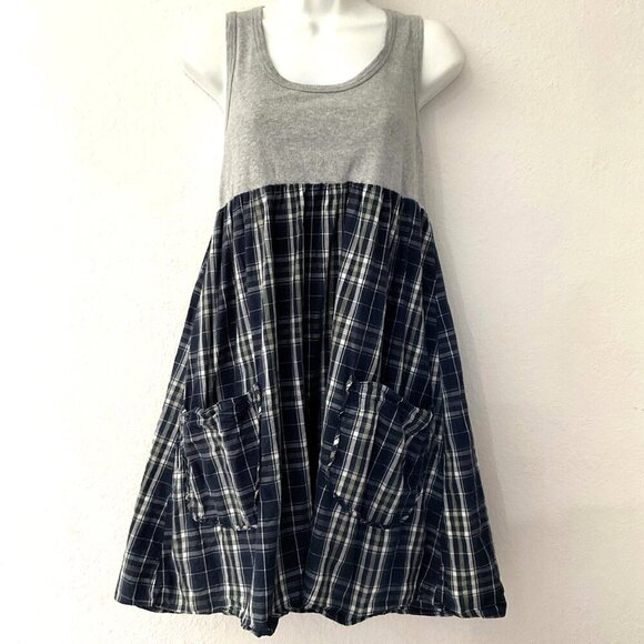 FIRE LOS ANGELES Y2K TANK DRESS WITH OVERSIZED POCKETS - Picture 1 of 9